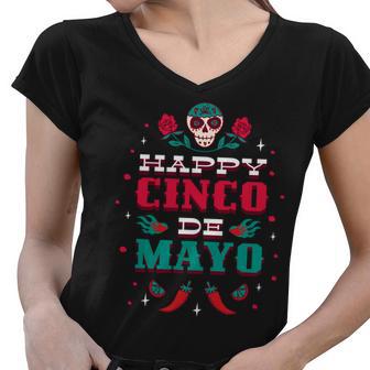 Happy Cinco De Mayo V3 Women V-Neck T-Shirt - Monsterry UK