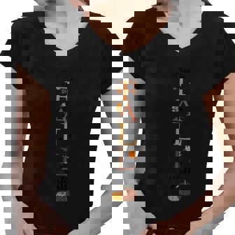 Happy Fall Yall Pumpkin Halloween Quote Women V-Neck T-Shirt - Monsterry