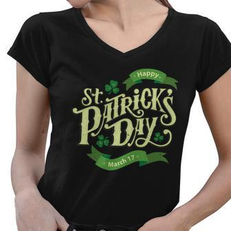 Happy St Patricks Day March Women V-Neck T-Shirt - Monsterry AU