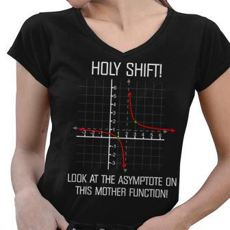 Holy Shift Asymptote Curve Tshirt Women V-Neck T-Shirt - Monsterry DE