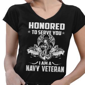 HONORED TO SERVE YOU Women V-Neck T-Shirt - Monsterry AU