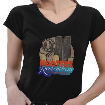 Hooters Remembers 911 Hooters Remembers Let Freedom Wing Graphic Design Printed Casual Daily Basic Women V-Neck T-Shirt - Thegiftio