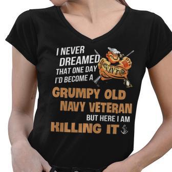 I Never Dreamed That One Day Front Style Women V-Neck T-Shirt - Monsterry UK