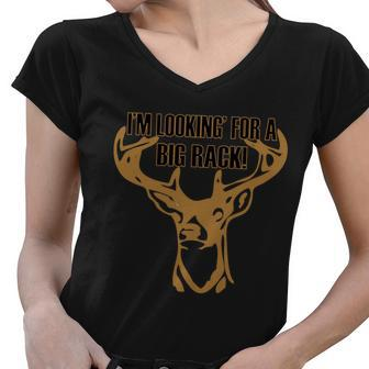 Im Looking For A Big Rack Tshirt Women V-Neck T-Shirt - Monsterry CA