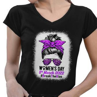 International Womens Day 2022 Break The Bias 365247 Tshirt Women V-Neck T-Shirt - Monsterry UK