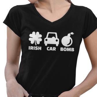 Irish Car Bomb Tshirt Women V-Neck T-Shirt - Monsterry DE