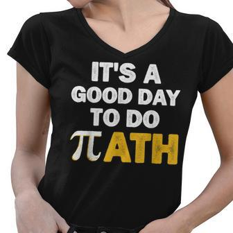 Its A Good Day To Do Math Women V-Neck T-Shirt - Seseable