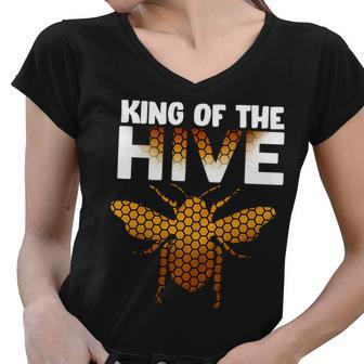 King Of The Hive Women V-Neck T-Shirt - Monsterry AU