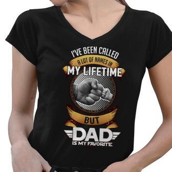 Lifetime Dad Women V-Neck T-Shirt - Monsterry