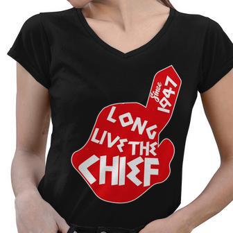 Long Live The Chief V2 Women V-Neck T-Shirt - Monsterry UK