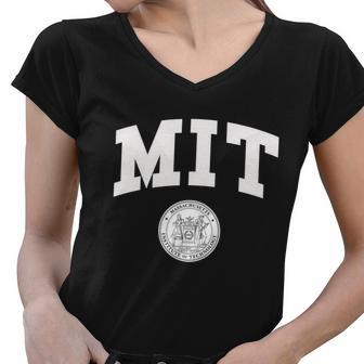 Mit Massachusetts Institute Of Technology Tshirt Women V-Neck T-Shirt - Monsterry AU