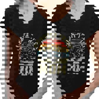 Monster Truck Mom Vintage Retro Style Women Women V-Neck T-Shirt - Monsterry