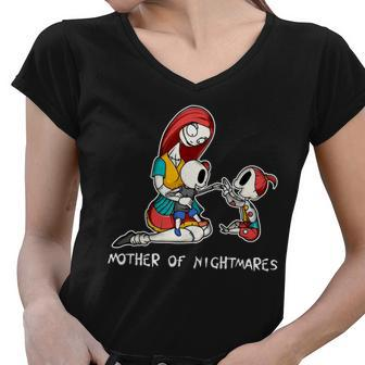 Mother Of Nightmares Christmas Women V-Neck T-Shirt - Monsterry AU