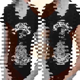 Navy Uss Paul Hamilton Ddg Women V-Neck T-Shirt - Monsterry