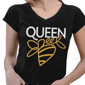 Queen Bee V2 Women V-Neck T-Shirt - Monsterry DE