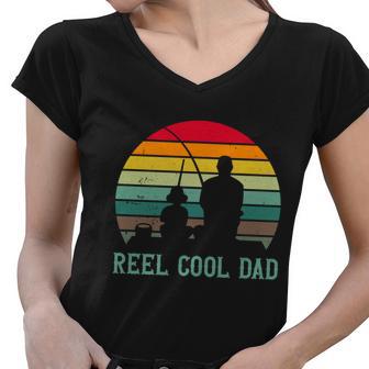 Reel Cool Dad V5 Women V-Neck T-Shirt - Monsterry DE