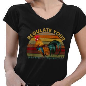 Regulate Your DIck Pro Choice Feminist Womenns Rights Women V-Neck T-Shirt - Monsterry AU