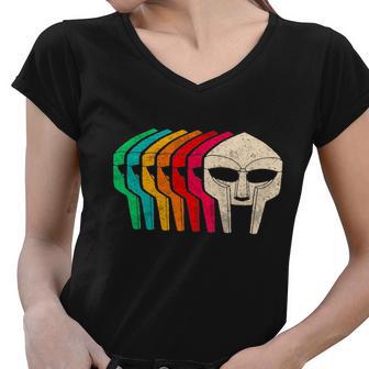 Retro Doom Women V-Neck T-Shirt - Monsterry AU