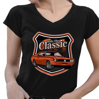 Ride The Classic Women V-Neck T-Shirt - Monsterry DE