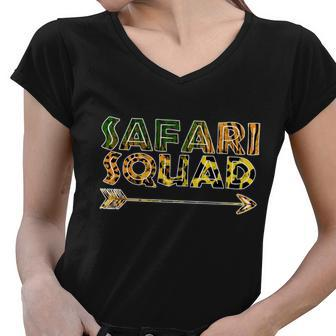 Safari Squad Women V-Neck T-Shirt - Monsterry CA