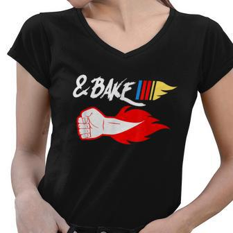 Shake And Bake Bake Women V-Neck T-Shirt - Monsterry AU