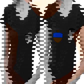 Tactical Shield Support 5 11 Ukraine Volodymyr Zelenskyy Trident Military Tshirt Women V-Neck T-Shirt - Monsterry