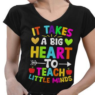 Teacher Outfit For Teacher Appreciation Cool Teacher Women V-Neck T-Shirt - Seseable
