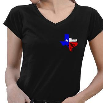 Texas Scuba Diver Tshirt Women V-Neck T-Shirt - Monsterry CA
