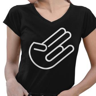 The Shocker Logo Women V-Neck T-Shirt - Monsterry DE