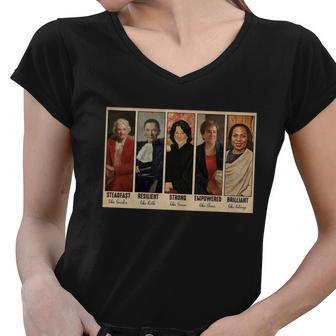 The Supremes Ketanji Brown Jackson Rbg Sotomayor Cute Women V-Neck T-Shirt - Monsterry DE