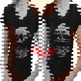 The Upside Down 1983 Inspired Women V-Neck T-Shirt - Thegiftio