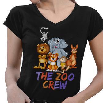 The Zoo Crew Tshirt Women V-Neck T-Shirt - Monsterry UK