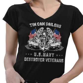 Tin Can Sailors Women V-Neck T-Shirt - Monsterry AU