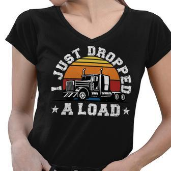 Trucker Trucker Accessories For Truck Driver Diesel Lover Trucker_ V8 Women V-Neck T-Shirt - Seseable