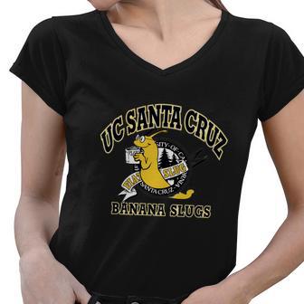 Uc Santa Cruz Banana Slugs Tshirt Women V-Neck T-Shirt - Monsterry DE