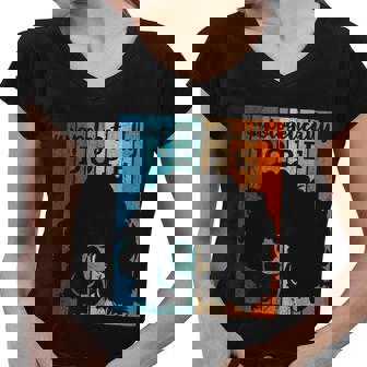 Unapologetically Dope Black Afro Tee Black History Feb Gift Meaningful Gift Women V-Neck T-Shirt - Thegiftio