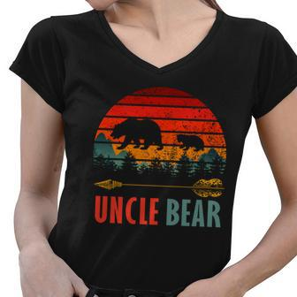 Uncle Bear V2 Women V-Neck T-Shirt - Monsterry