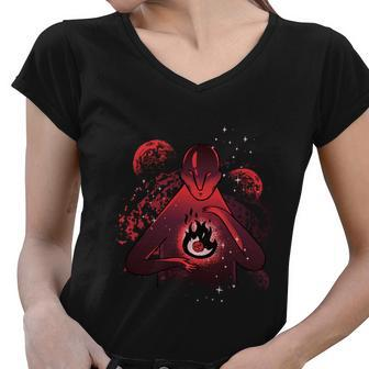 Universe Tshirt Women V-Neck T-Shirt - Monsterry AU