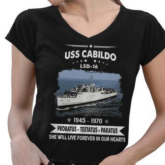 Uss Cabildo Lsd Women V-Neck T-Shirt - Monsterry AU