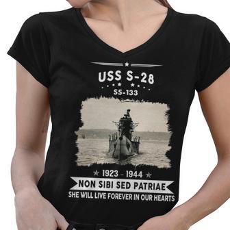 Uss S-28 Ss Women V-Neck T-Shirt - Monsterry CA