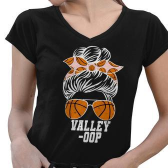 Valley Oop Phoenix Basketball Fan Women V-Neck T-Shirt - Monsterry UK