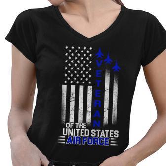 Veteran Of The United States Air Force Tshirt Women V-Neck T-Shirt - Monsterry DE