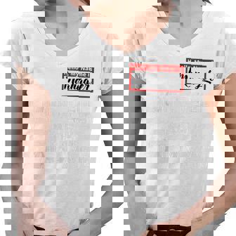 Dont Tell Karen You Saw Me Manager Halloween 2021 Women V-Neck T-Shirt - Thegiftio