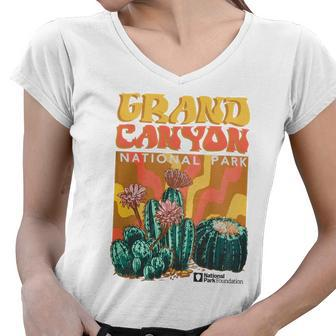 Grand Canyon Target Women V-Neck T-Shirt - Monsterry CA