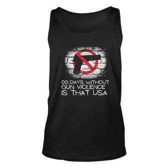 00 Days Without Gun Violence Is That USA Highland Park Shooting Unisex Tank Top - Seseable
