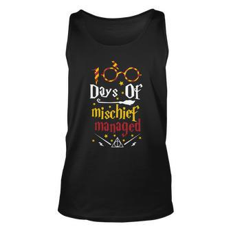 100 Days Of Mischief Managed 100Th Day Of School Unisex Tank Top - Monsterry