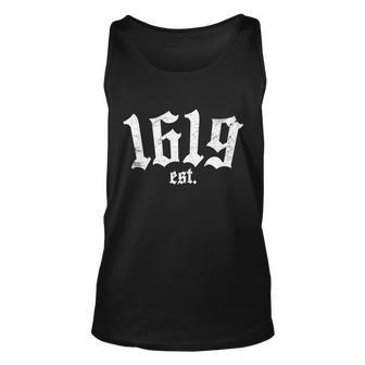 1619 Established African American Vintage Unisex Tank Top - Monsterry