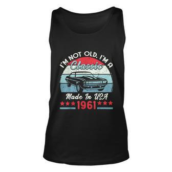1961 Vintage Usa Car Birthday Im Not Old Classic Unisex Tank Top - Monsterry