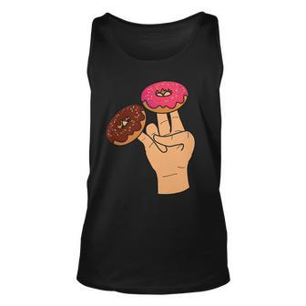 2 In The Pink 1 In The Stink Dirty Humor Donut Unisex Tank Top - Monsterry
