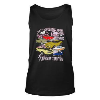 2021 Woodward Ave A Michigan Tradition Car Cruise Unisex Tank Top